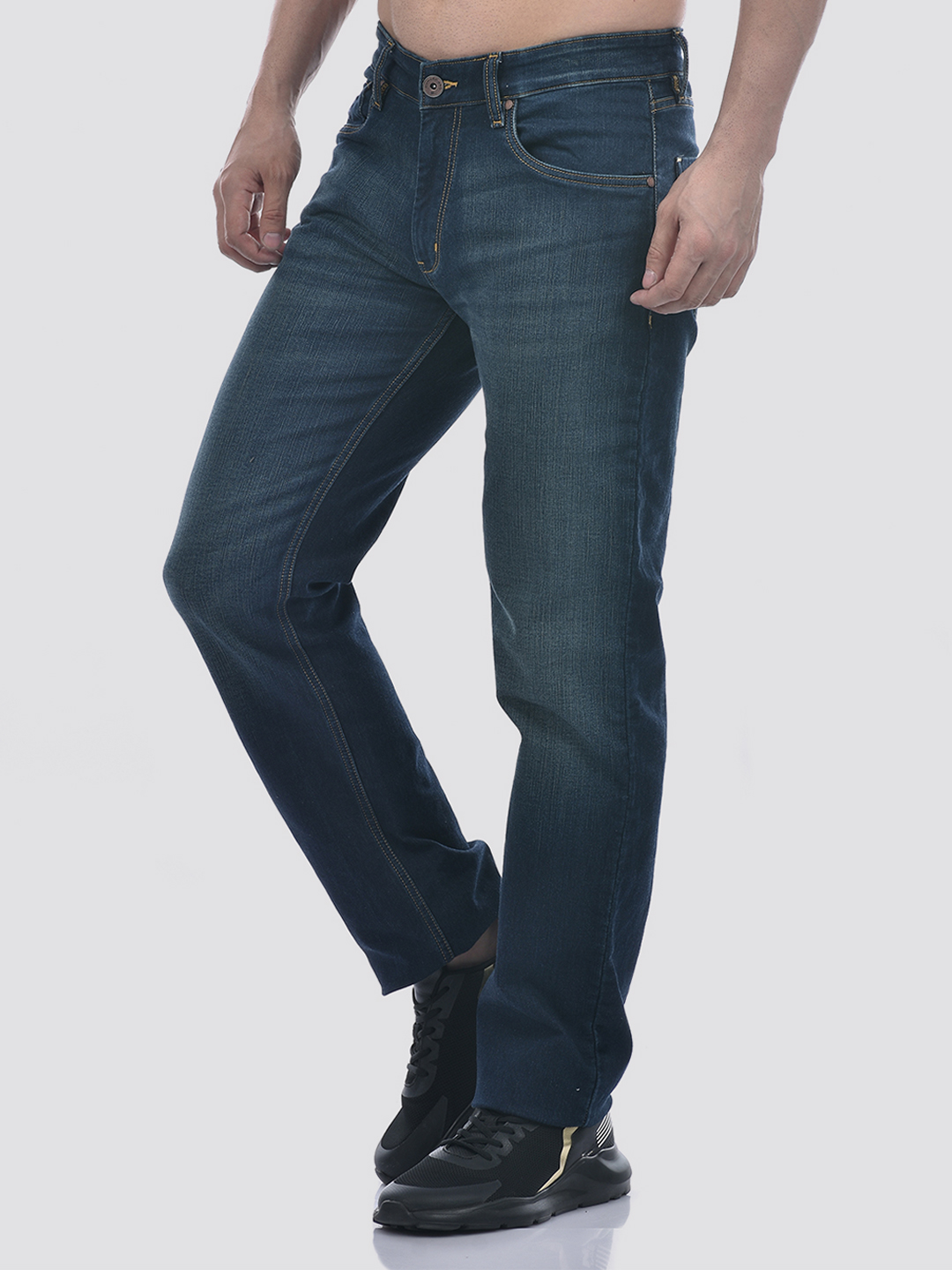 Numero Uno Men Dark Blue Regular Fit Suatianble Jeans
